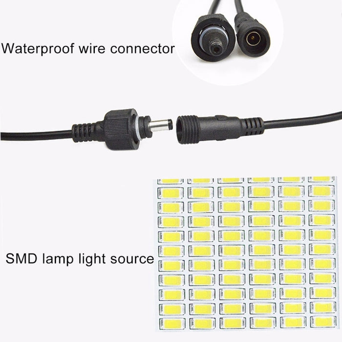 10W IP67 Waterproof Solar Flood Light with 100 LEDs and Remote Control