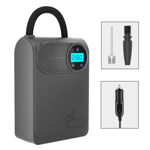 12V Portable Car Tire Air Pump with Digital Display Version