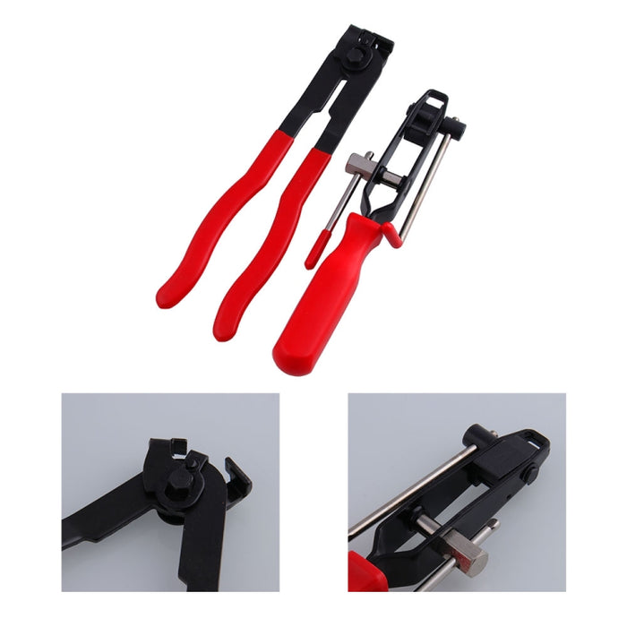 2 in 1 Car CV Joint Boot Clamps Pliers - Complete Banding Tools Kit Set