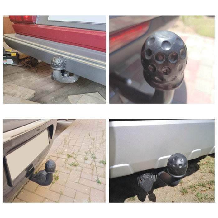 2 in 1 Tow Ball Cover Cap for Car and Truck Towing Hitch Trailer Protection