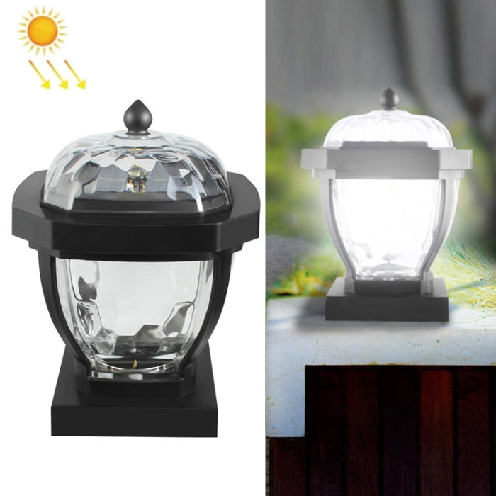 2 LED Solar Garden Lights, Waterproof Outdoor Lawn Lamps with White Light