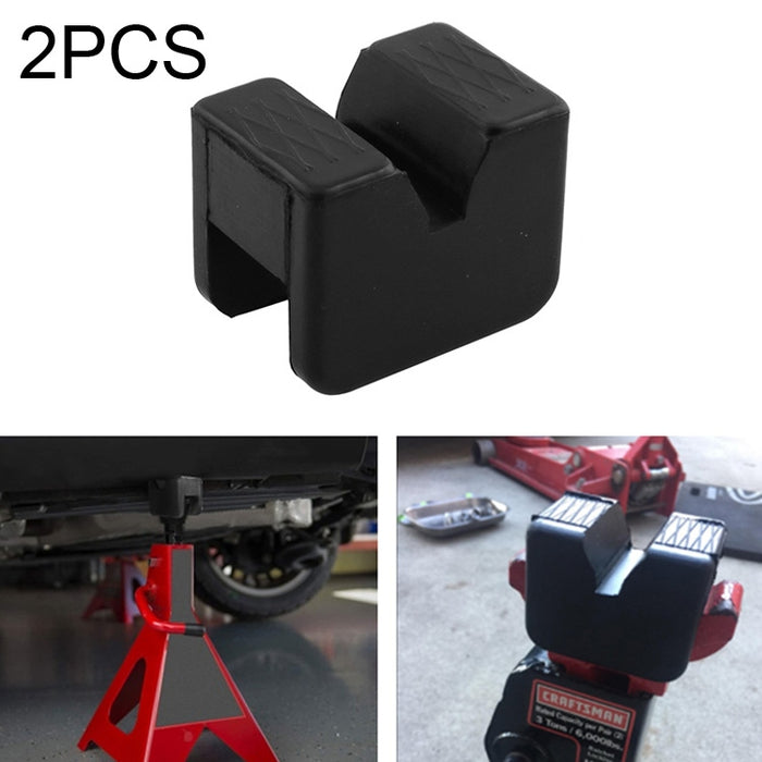 2 PCS Car Jack Pad Adapter Rubber Jack Pads for Slotted Frame