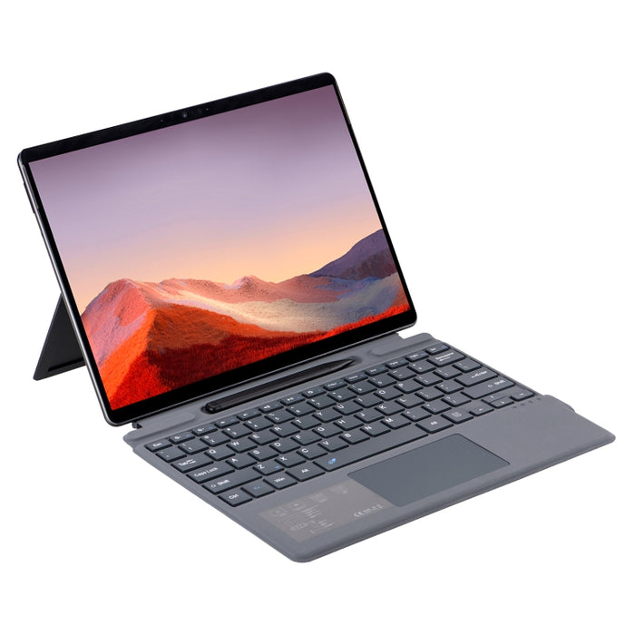 2089A Wireless Bluetooth Keyboard Case for Surface Pro 11 / Pro 10 with Touchpad in Leather - Premium Wireless Bluetooth Keyboard Case for Surface Pro