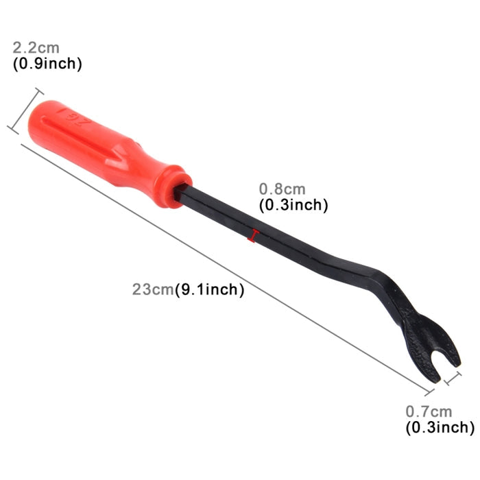 23cm Car Door Trim Panel Removal Tool - Auto Plastic Handle Upholstery Buckle Clip Remover