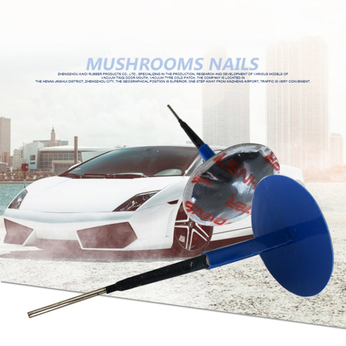 24 PCS Mushroom Tire Repair Kit - 6mm Tyre Cold Patch Film Rubber Tire Repair