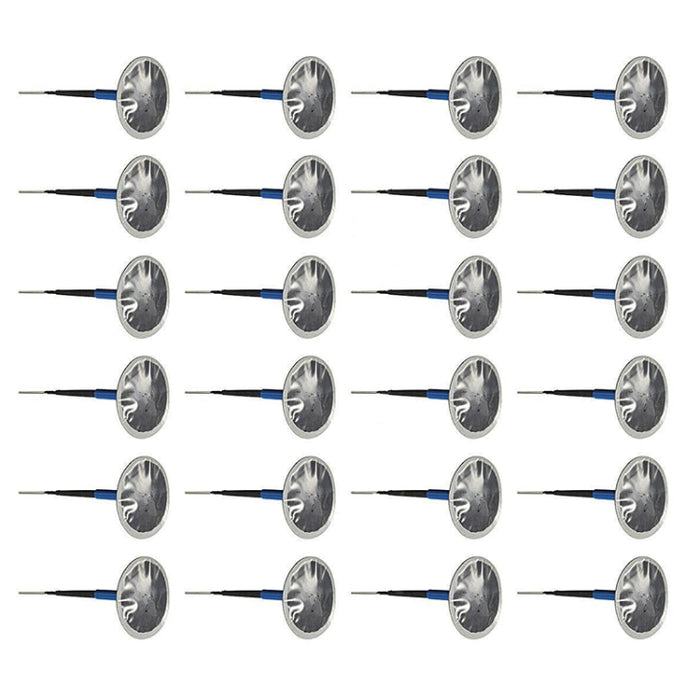 24 PCS Mushroom Tyre Repair Kit - 4mm Cold Patch Film Rubber Tire Repair