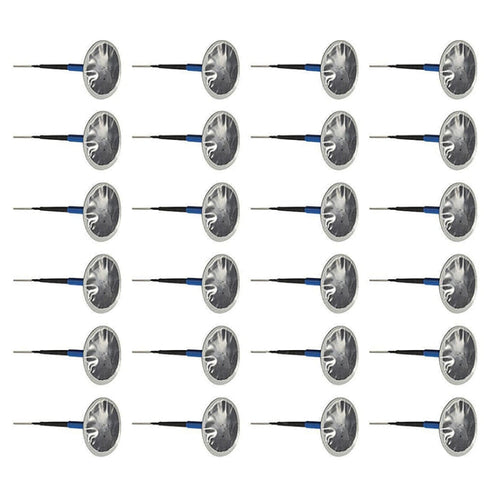 24 PCS Mushroom Tyre Repair Kit - 4mm Cold Patch Film Rubber Tire Repair