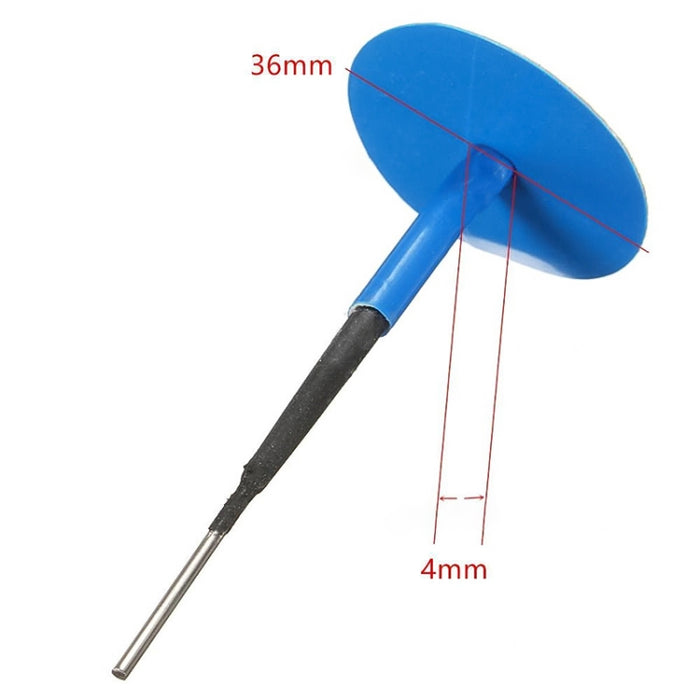 24 PCS Mushroom Tyre Repair Kit - 4mm Cold Patch Film Rubber Tire Repair