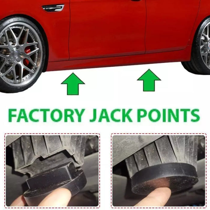 2pcs BMW Jack Bracket Support Rubber Buffer Block for Automobile