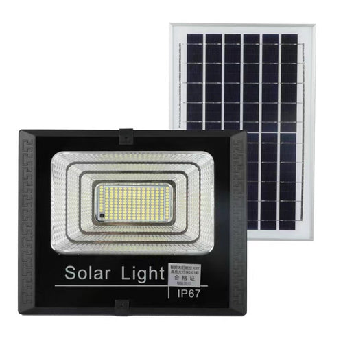 30W IP67 Waterproof Solar Flood Light with 170 LEDs and Remote Control