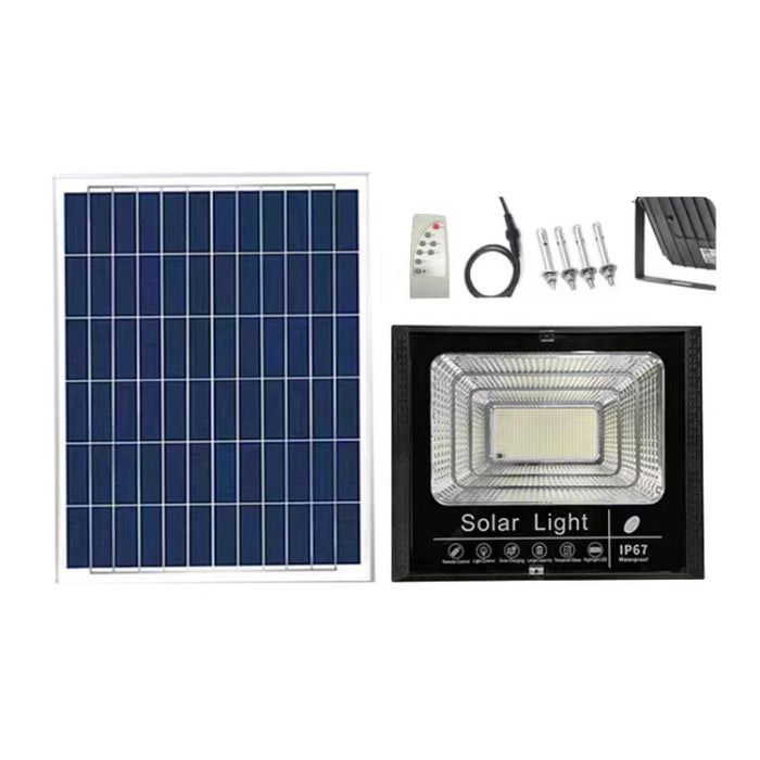 30W IP67 Waterproof Solar Flood Light with 170 LEDs and Remote Control