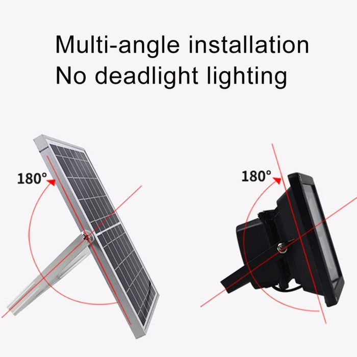 30W IP67 Waterproof Solar Flood Light with 170 LEDs and Remote Control