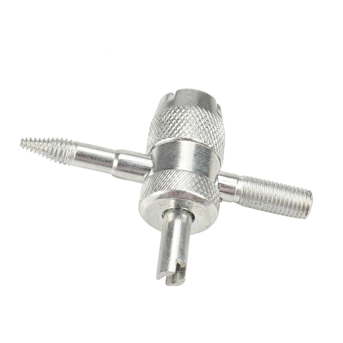 4 in 1 Tire Valve Remover Tool with 6 Car Trunk Motorcycles Tire Valves