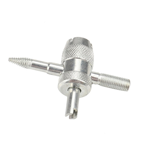 4 in 1 Tire Valve Remover Tool with 6 Car Trunk Motorcycles Tire Valves