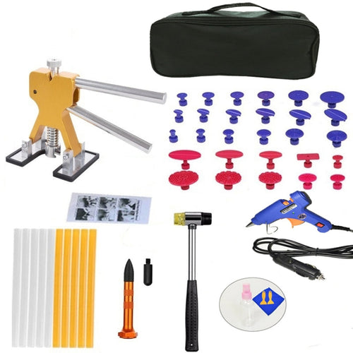 47 in 1 12V Car Dent Puller Cigarette Lighter Plug Paintless Dent Removal Tool