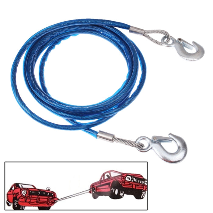 5 Tons Steel Towing Rope - 4m Length, 5T Capacity, 100mm Thickness