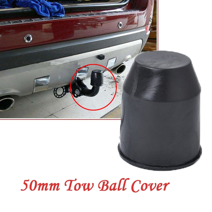 50mm Tow Ball Cover Cap for Car Truck Towing Hitch Trailer Protection