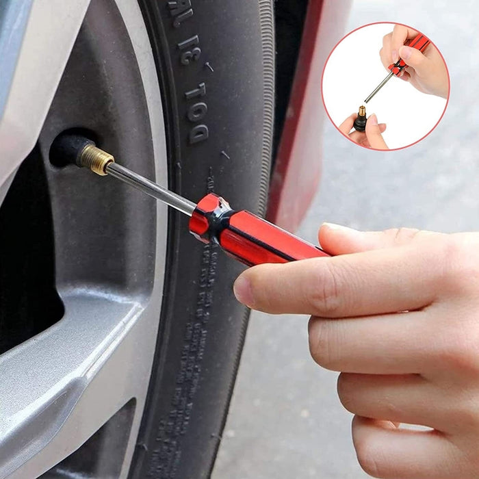 6 in 1 Tire Valve Tool for Easy Removal and Installation