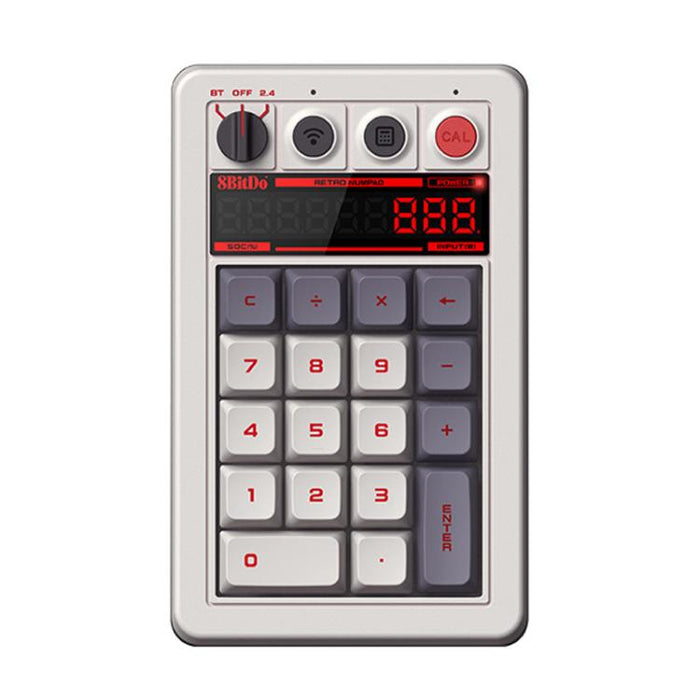 8BitDo Retro18 Mechanical Keyboard - Tri-mode Connection for Computer Gaming