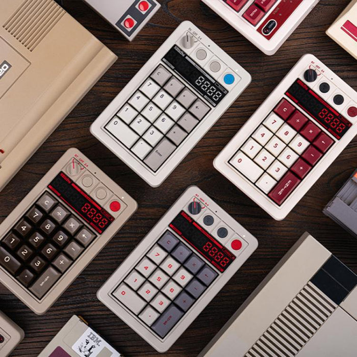 8BitDo Retro18 Mechanical Keyboard - Tri-mode Connection for Computer Gaming