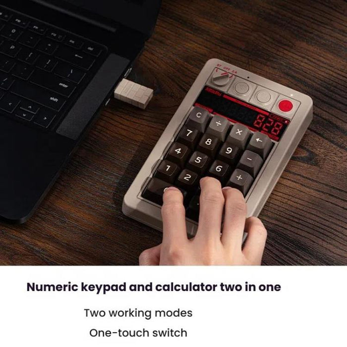 8BitDo Retro18 Mechanical Keyboard - Tri-mode Connection for Computer Gaming