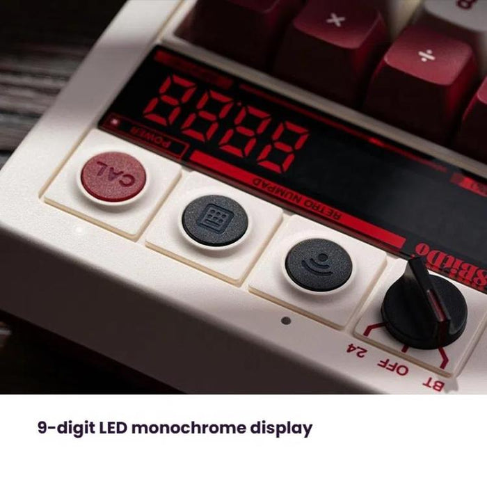 8BitDo Retro18 Mechanical Keyboard - Tri-mode Connection for Computer Gaming