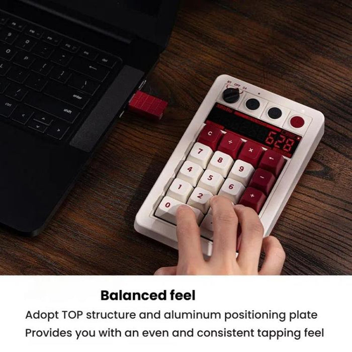8BitDo Retro18 Mechanical Keyboard - Tri-mode Connection for Computer Gaming