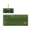 8BitDo Retro87 Keyboard - Mechanical Retro RGB Lighting Green Transparent Design with Large Keys