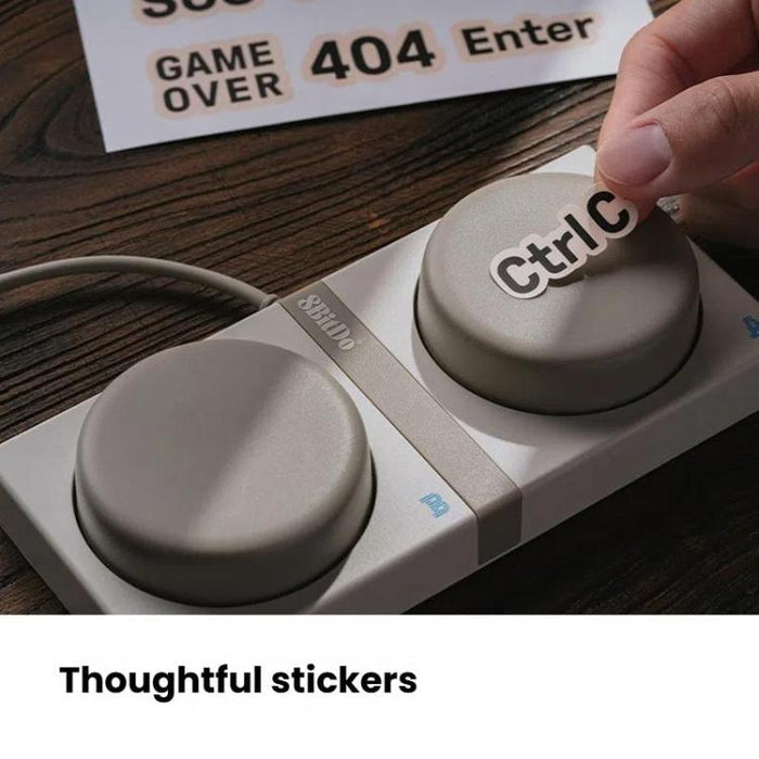 8BitDo Retro87 Wireless Mechanical Keyboard - Vintage Bluetooth, 2.4G, and Wired Triple Mode Connection