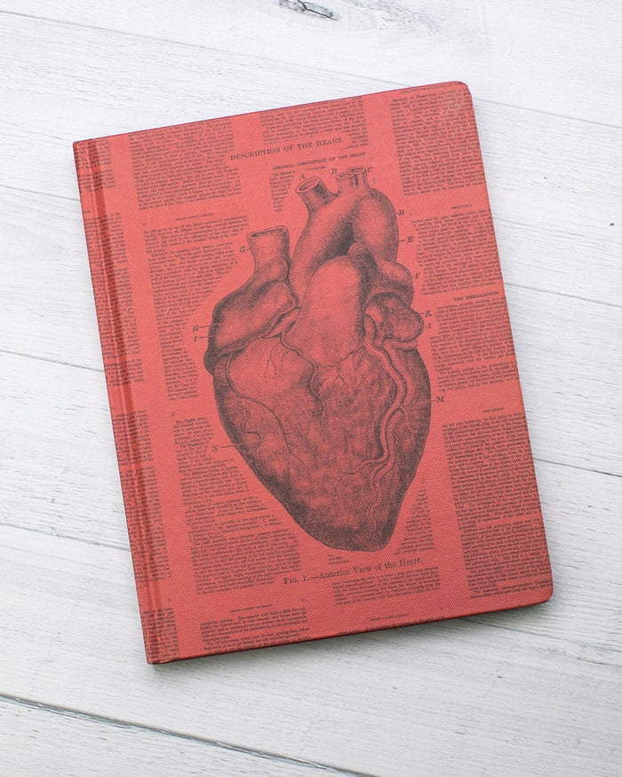Anatomical Heart Hardcover - Lined/Grid Cognitive Surplus