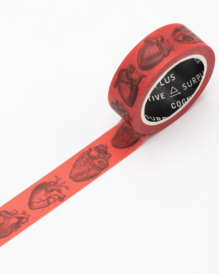Anatomical Heart Washi Tape Cognitive Surplus