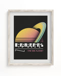 Are we alone? Drake Equation Museum Print