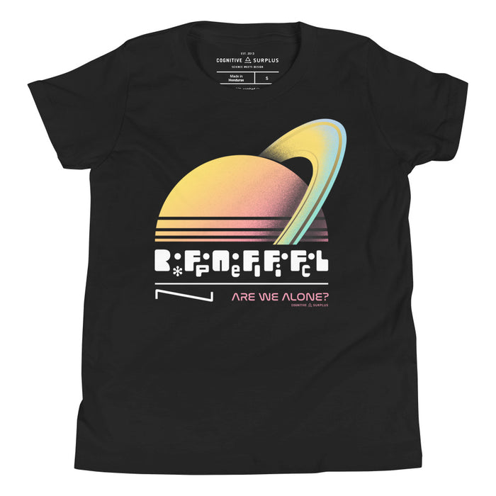 Are We Alone? Drake Equation Youth Graphic Tee