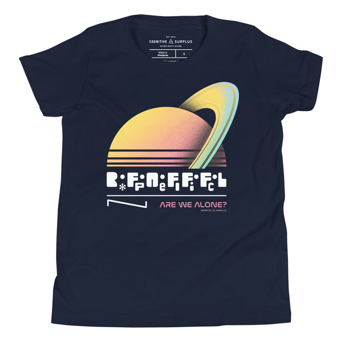 Are We Alone? Drake Equation Youth Graphic Tee