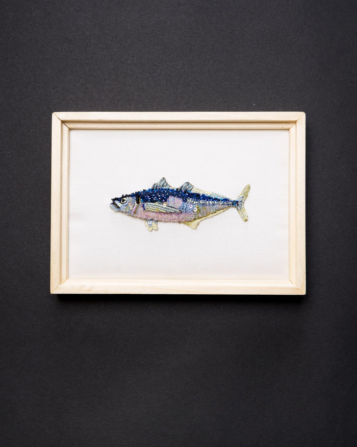 Atlantic Horse Mackerel Beaded Framed Art - Trovelore