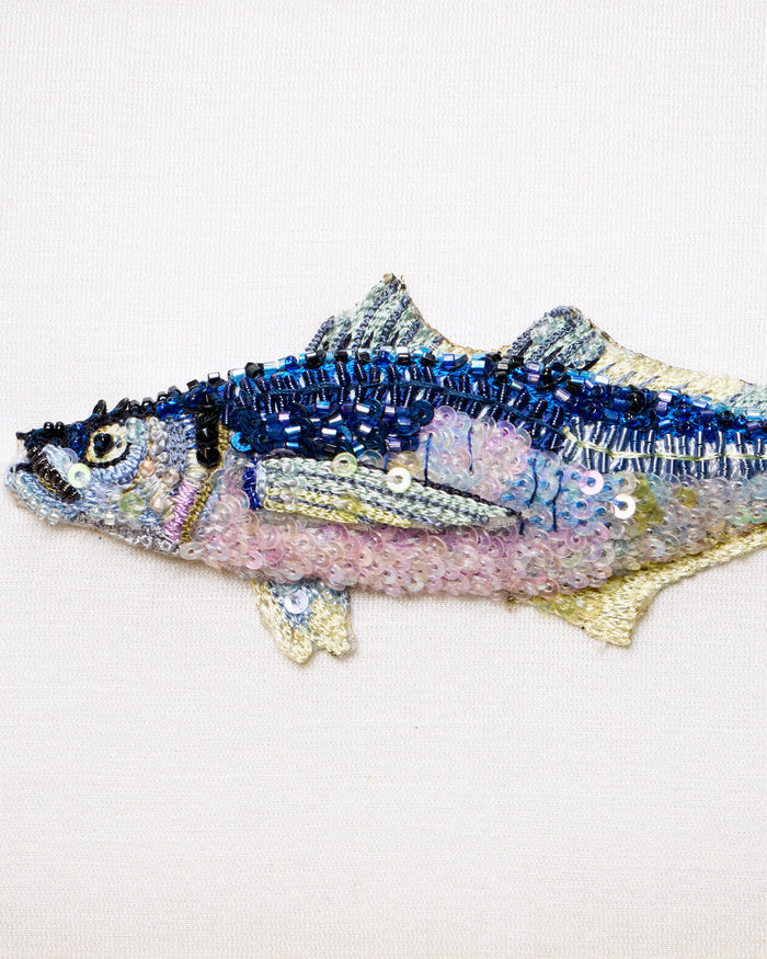 Atlantic Horse Mackerel Beaded Framed Art - Trovelore