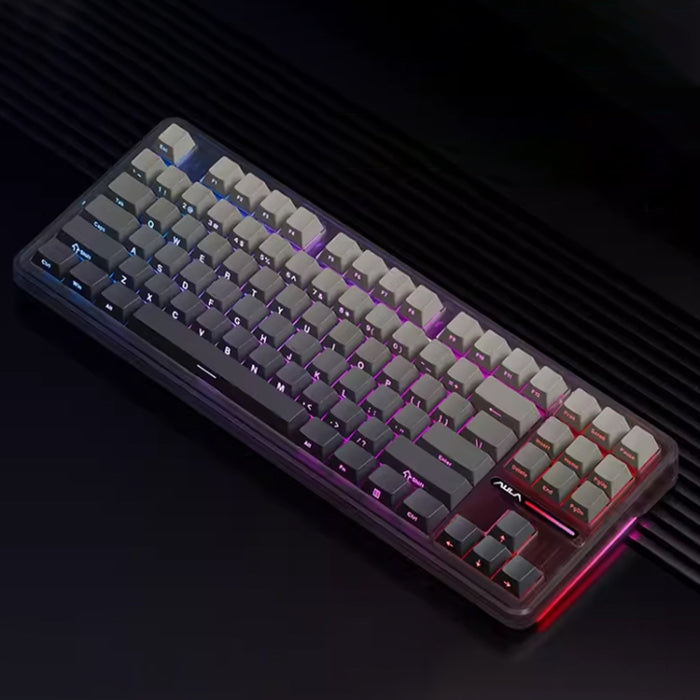 AULA F87 Pro Mechanical Keyboard - 3-Mode RGB for Ultimate Gaming Experience