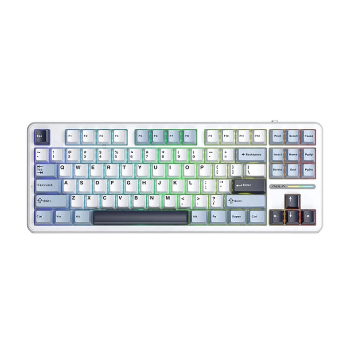 AULA F87 RGB Mechanical Keyboard - 87-Key Wired/Bluetooth/2.4G Connectivity