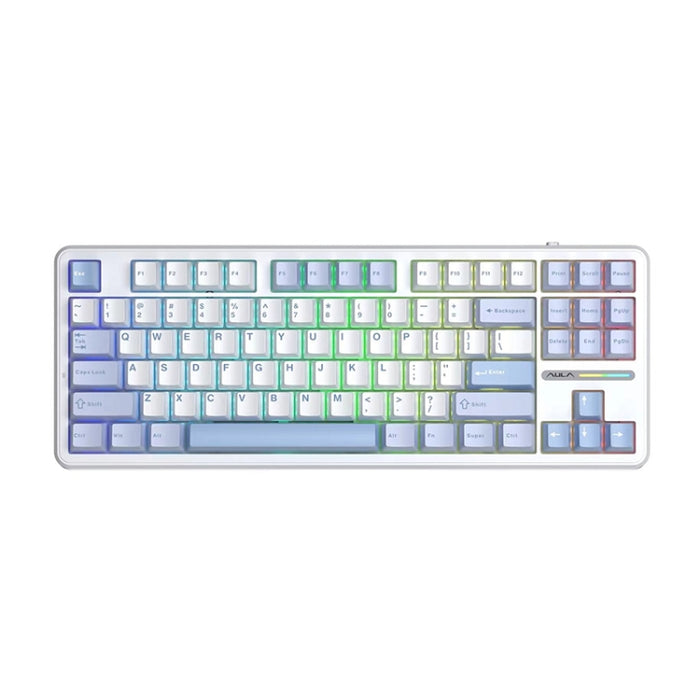 AULA F87 RGB Mechanical Keyboard - 87-Key Wired/Bluetooth/2.4G Connectivity