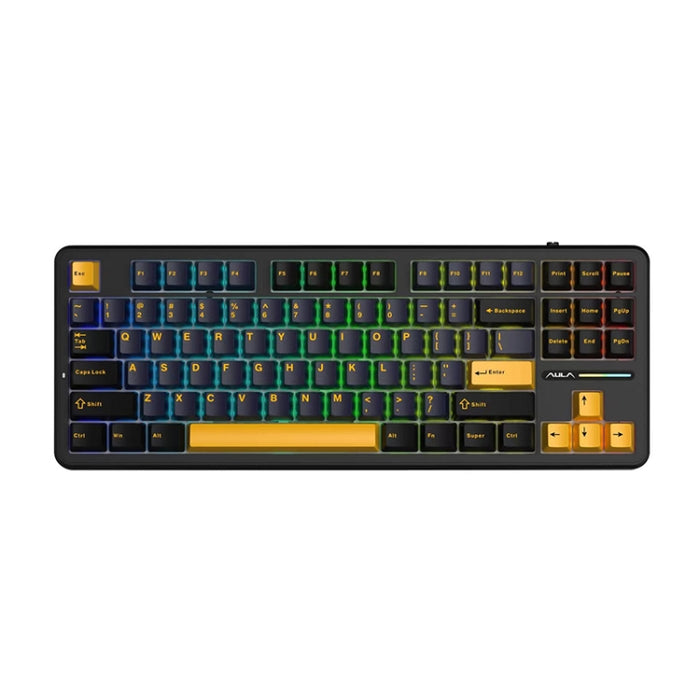 AULA F87 RGB Mechanical Keyboard - 87-Key Wired/Bluetooth/2.4G Connectivity