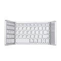 B033 Bluetooth Wireless Fodable Keyboard - Rechargeable 3-Folding Design with 64 Keys for Ultimate Portability