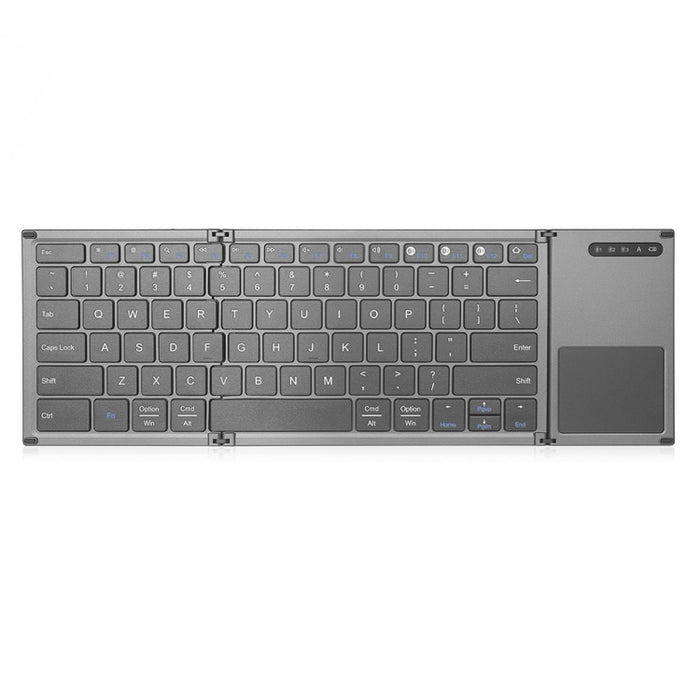 B066S Multi-function Ultra-thin Mini Wireless Three Fold Bluetooth Mini Keyboard