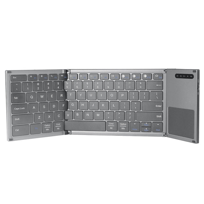 B066S Multi-function Ultra-thin Mini Wireless Three Fold Bluetooth Mini Keyboard