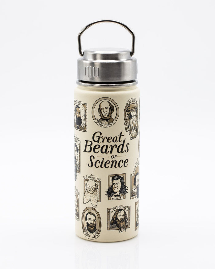 Beards of Science 18 oz Steel Bottle Cognitive Surplus