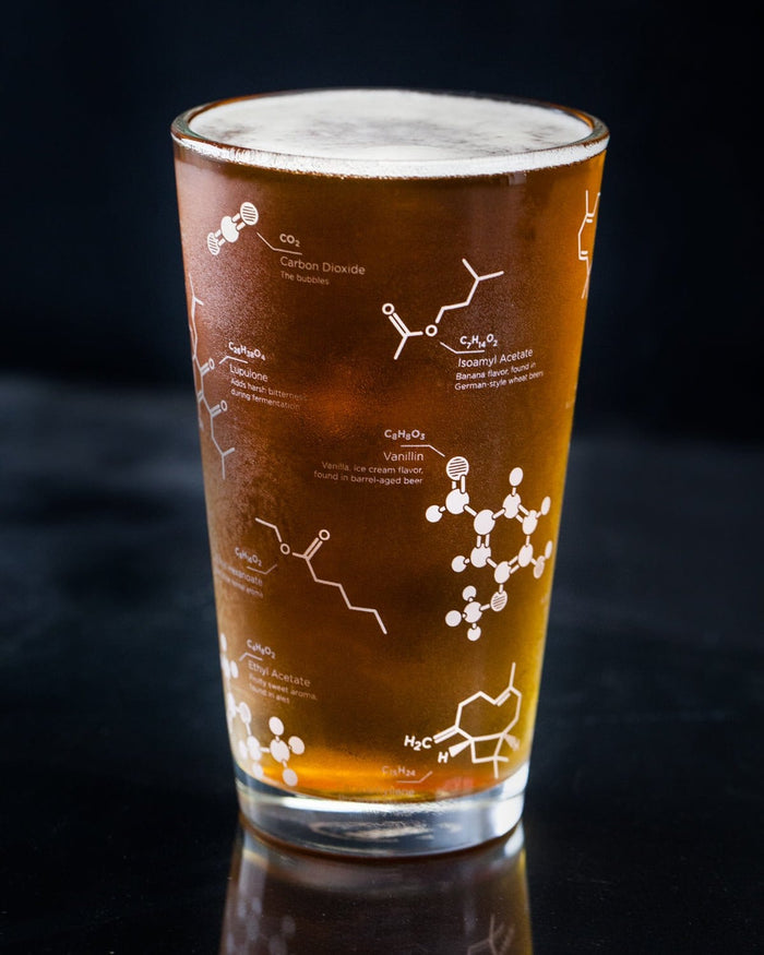 Beer Chemistry Pint Glass Set Cognitive Surplus
