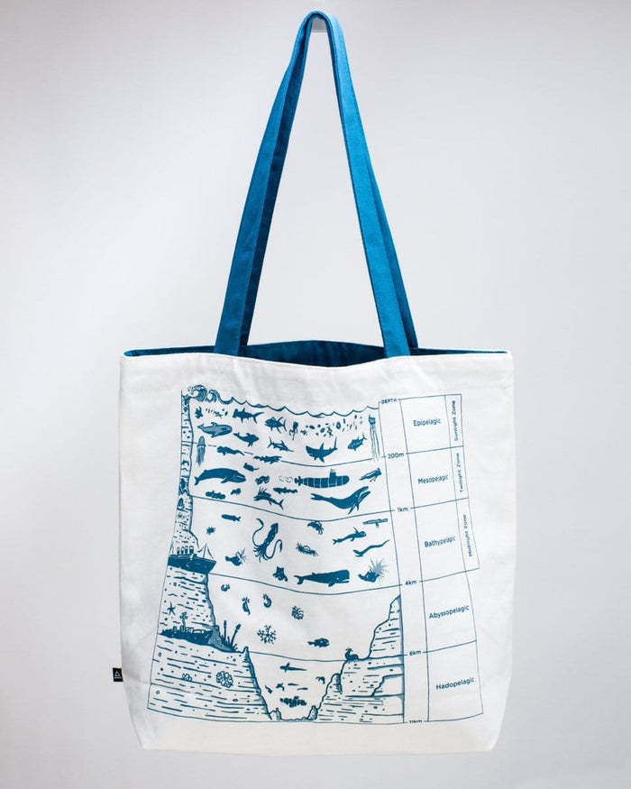 Beneath the Waves Canvas Shoulder Tote Cognitive Surplus