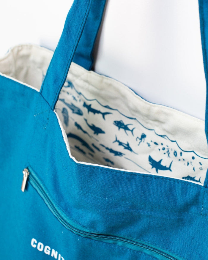 Beneath the Waves Canvas Shoulder Tote Cognitive Surplus