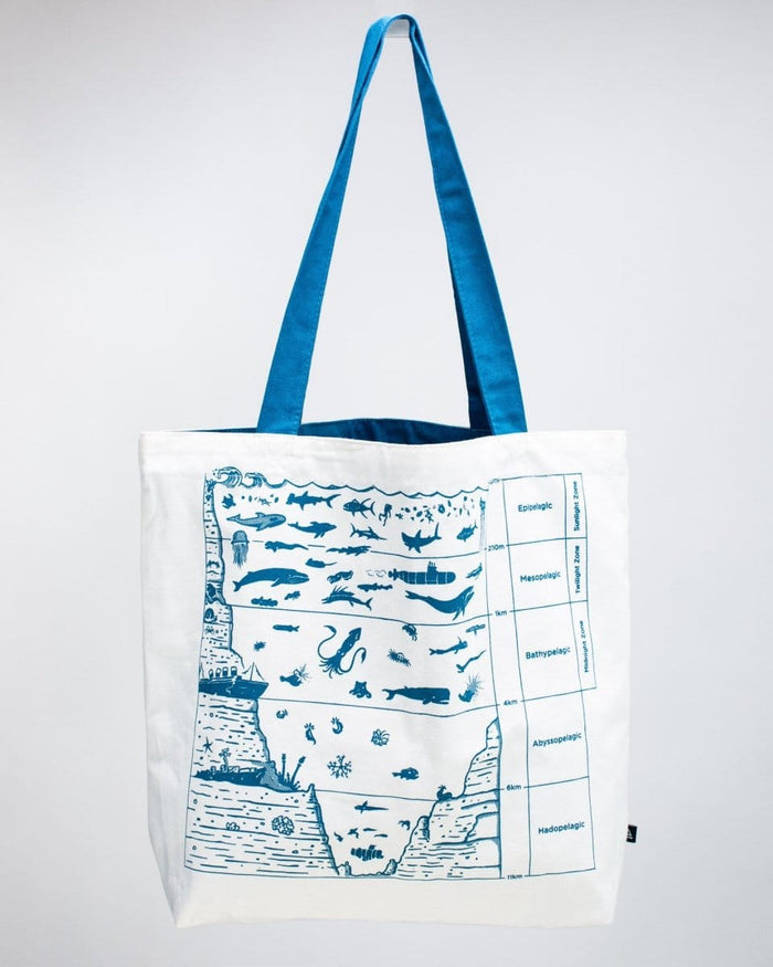 Beneath the Waves Canvas Shoulder Tote Cognitive Surplus