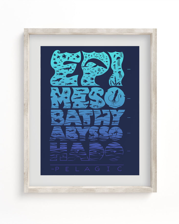 Beneath the Waves Museum Print