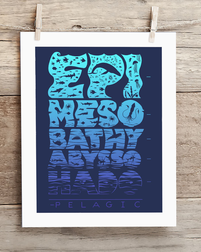 Beneath the Waves Museum Print